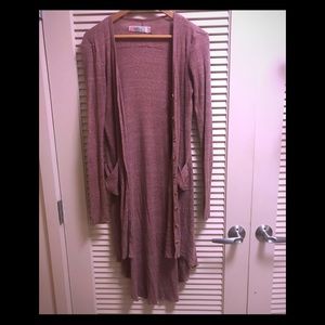 Free People Long cardi sweater